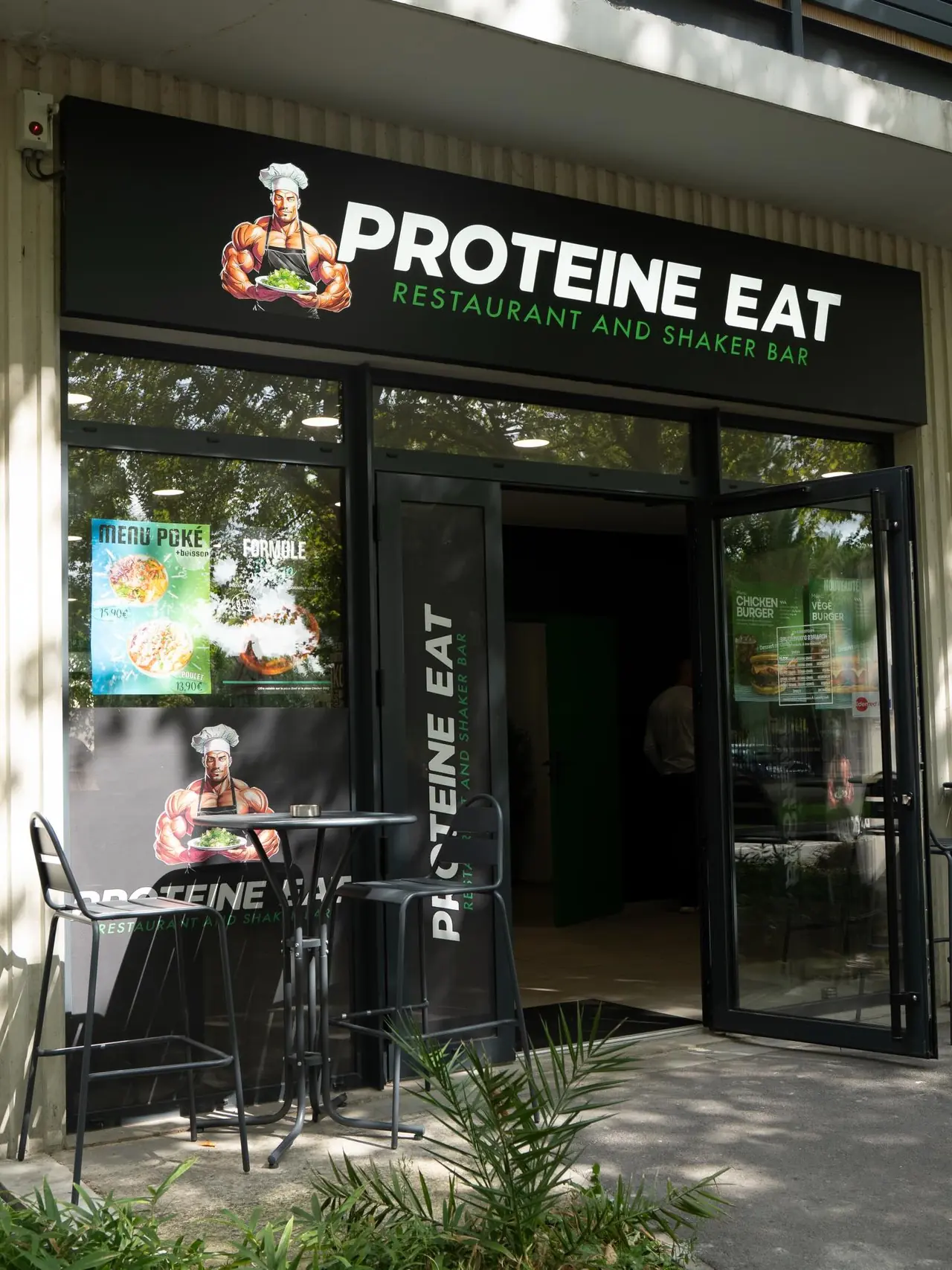 Façade Protéine Eat Toulouse Saint-Martin, près d'Airbus